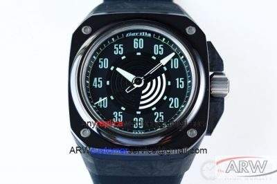 Replica Gorilla Watch Price - Black Dial Black Rubber Band